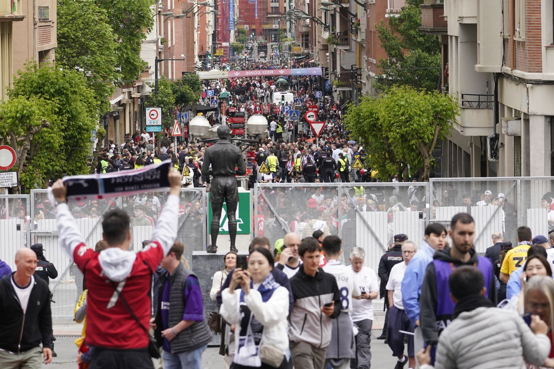 La final ya se juega en las calles de Bilbao