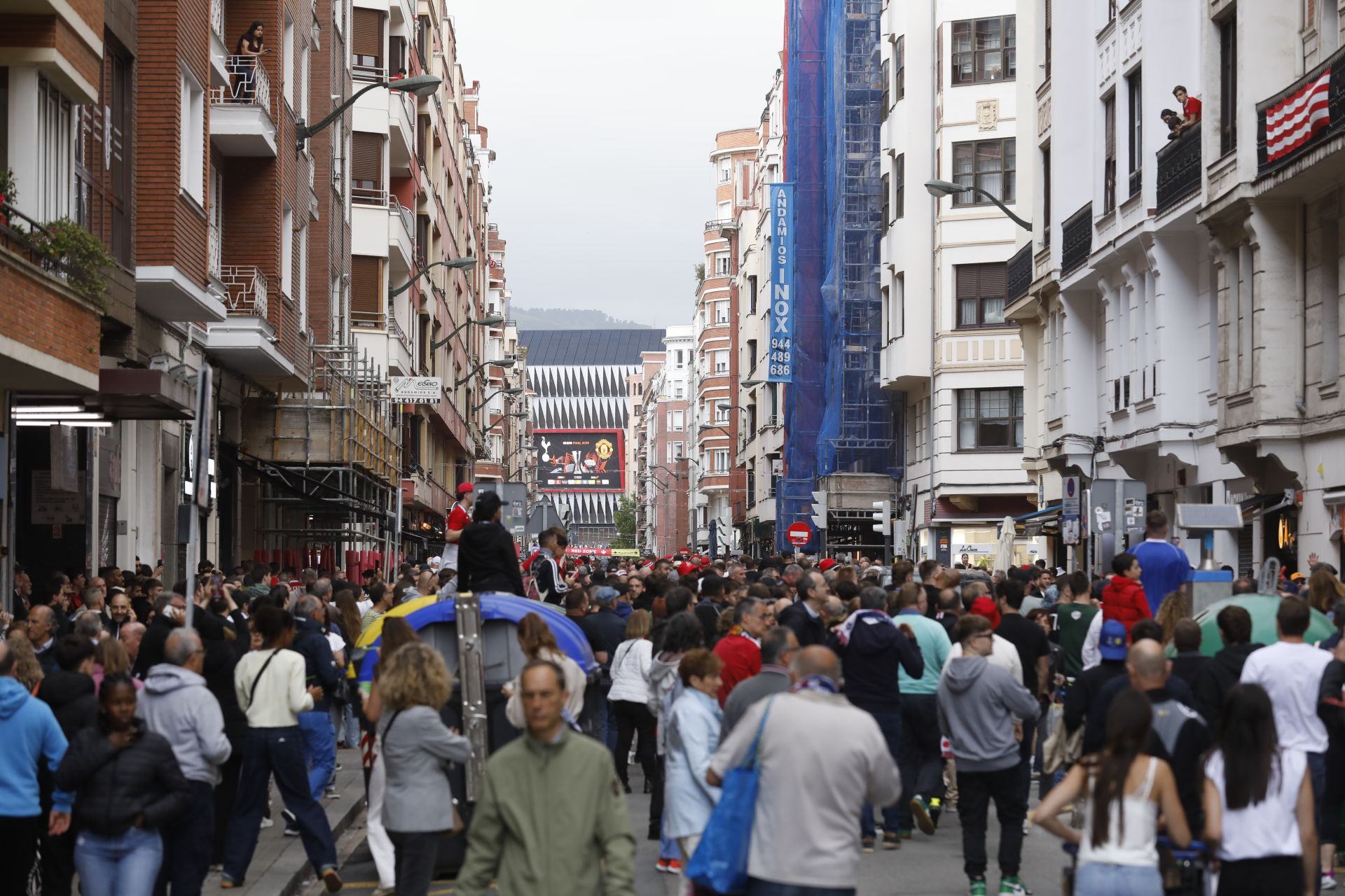 La final ya se juega en las calles de Bilbao