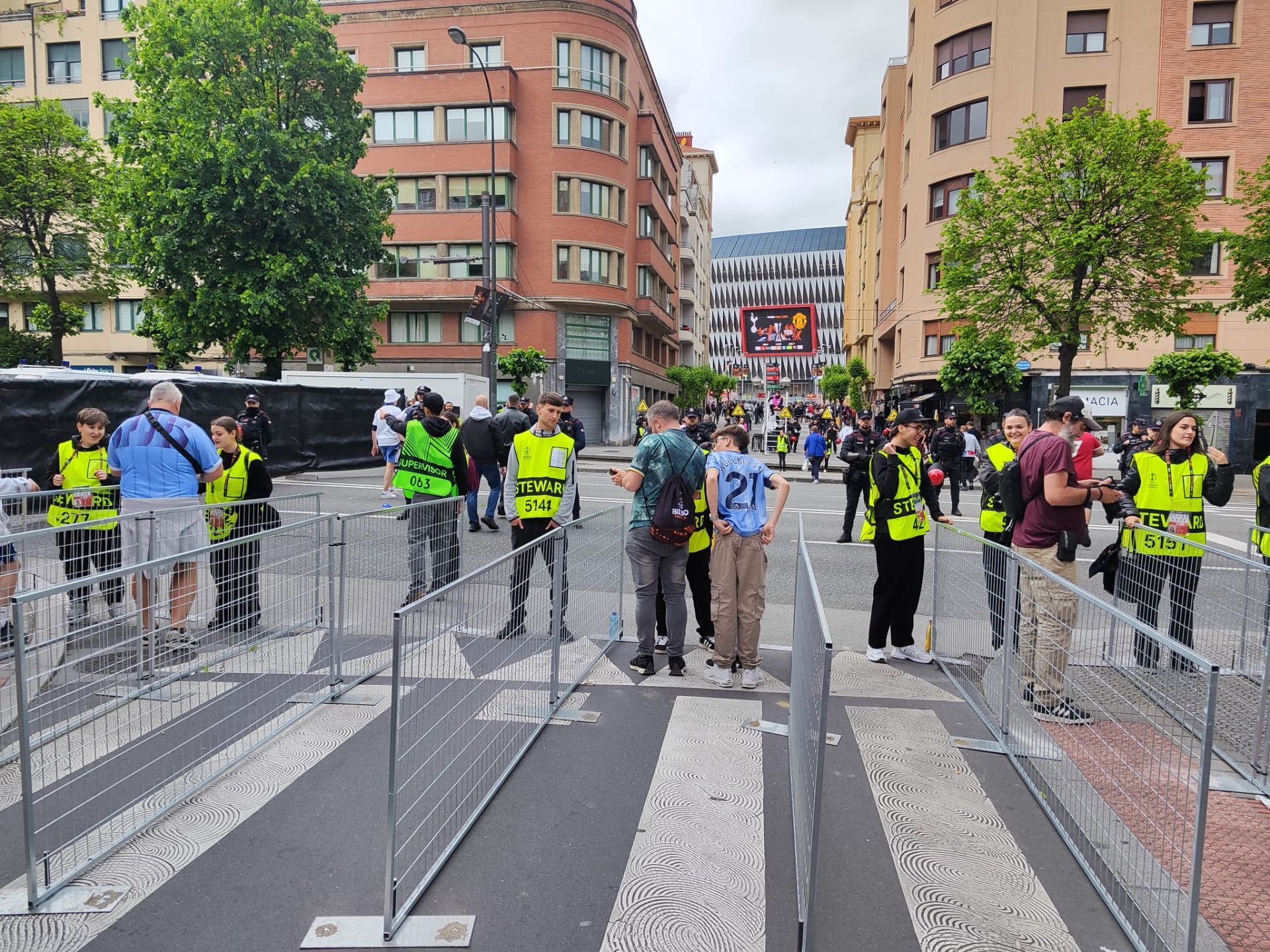 La final ya se juega en las calles de Bilbao