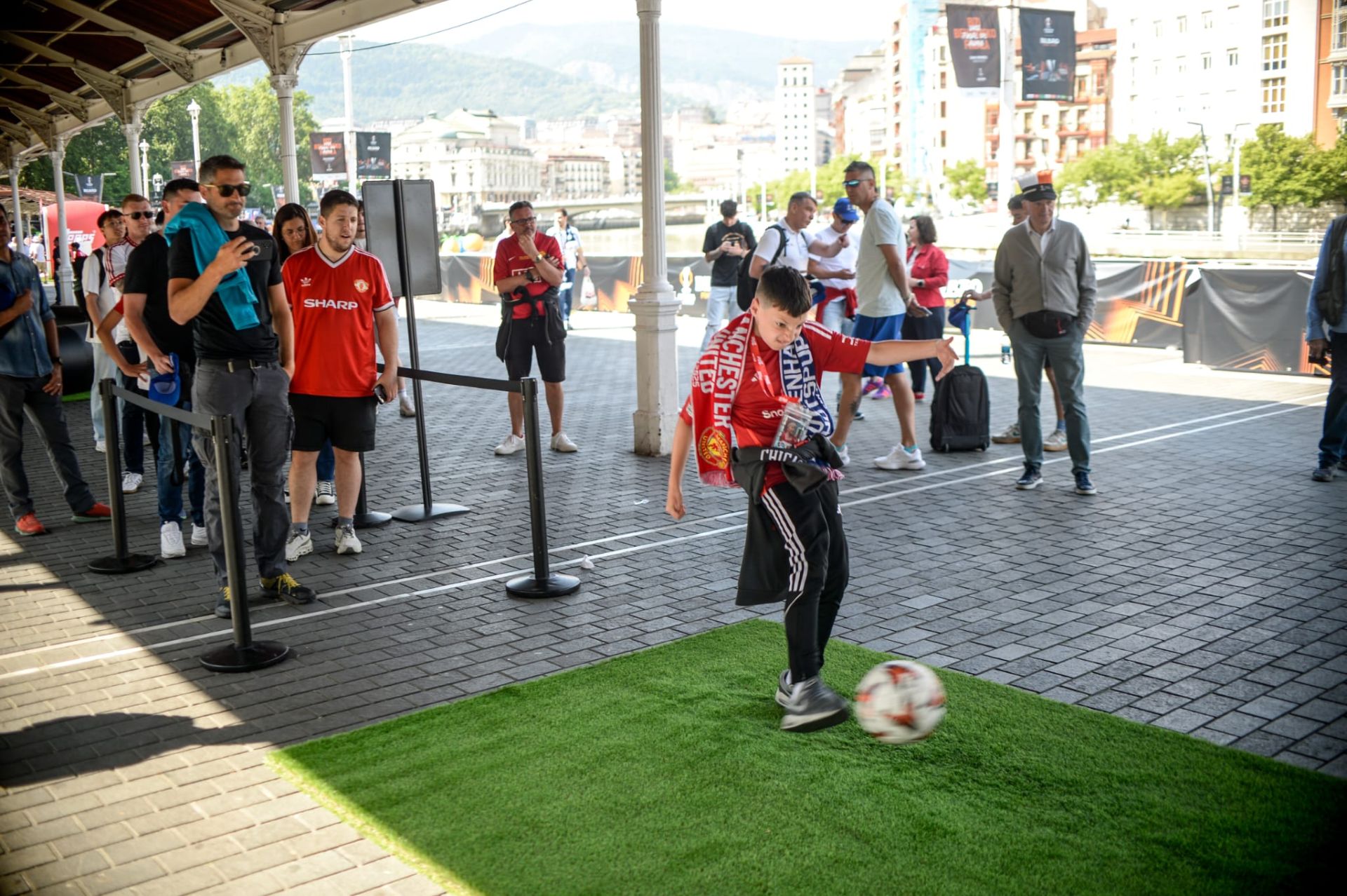 La final ya se juega en las calles de Bilbao