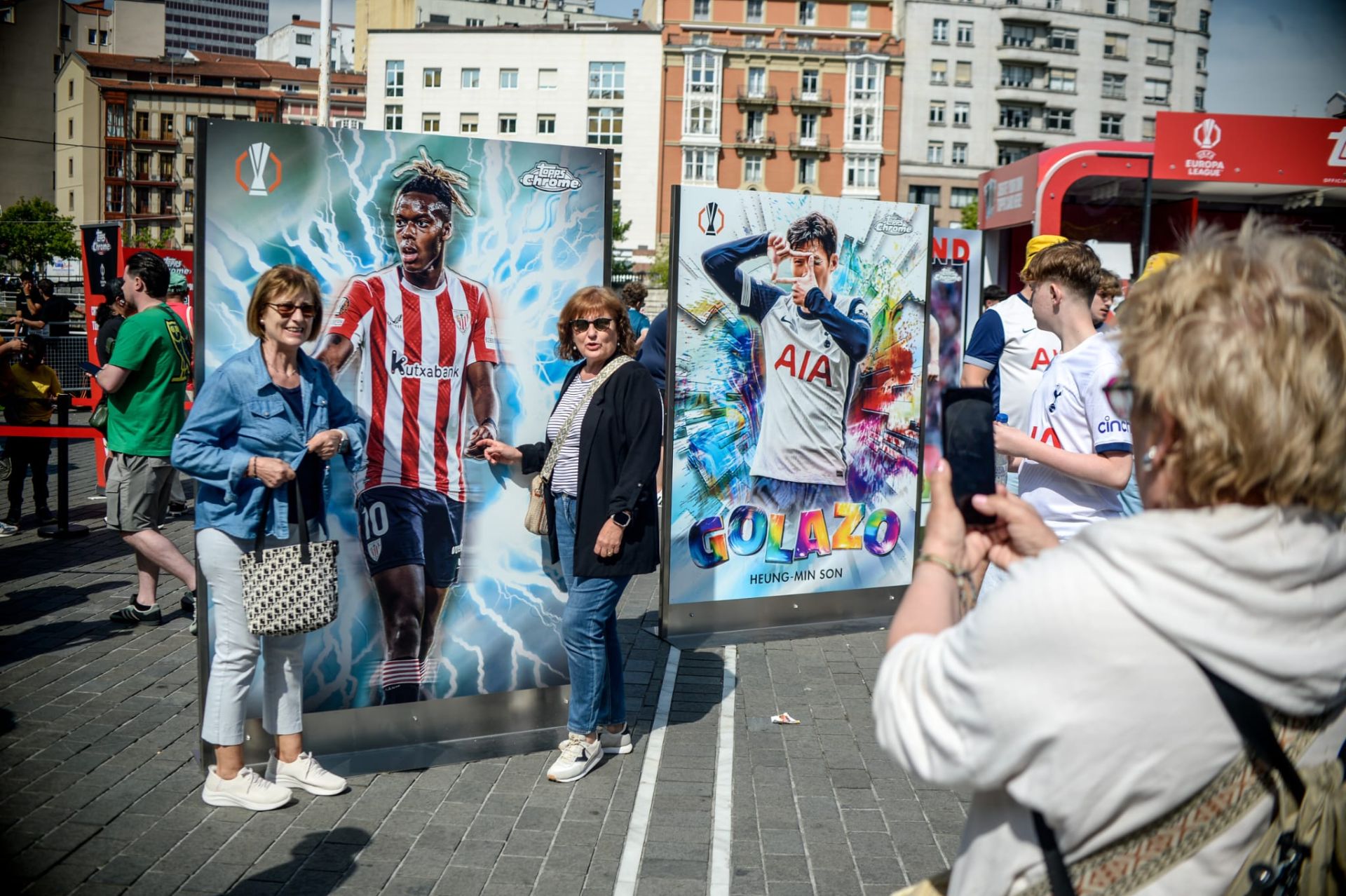 La final ya se juega en las calles de Bilbao
