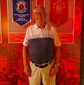 Alex Ferguson, en el museo del Athletic.
