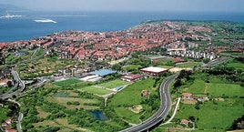 Vista panorámica de Getxo.