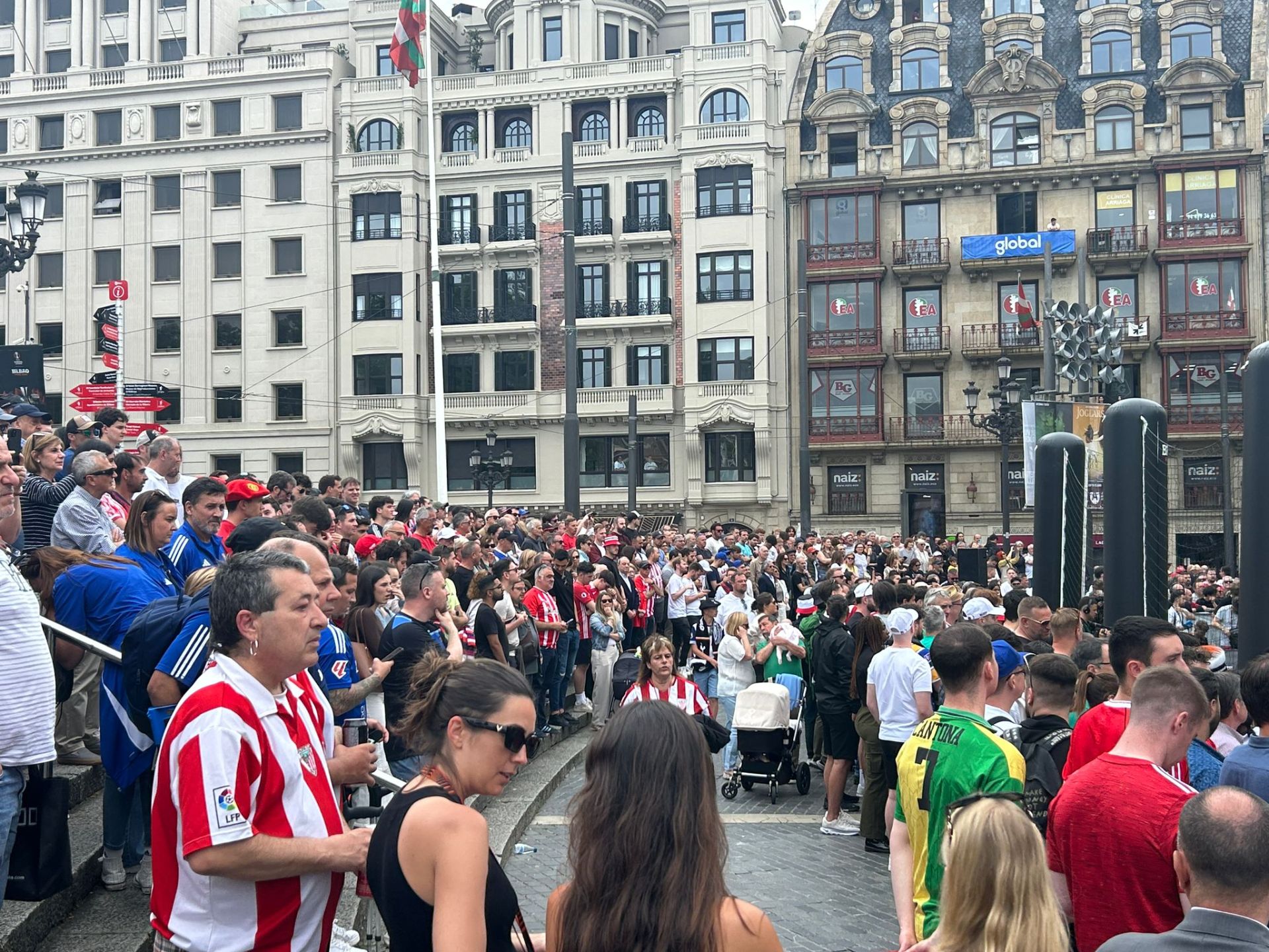 La final ya se juega en las calles de Bilbao