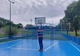 La instalación inaugurada en Lasesarre cuenta con dos pistas contiguas.