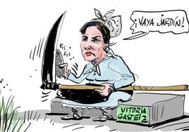 La viñeta de Cerrajería sobre la posible rescisión del contrato con la empresa de jardines en Vitoria