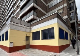 Vista del local de la calle Nerbioi que albergará el nuevo centro.