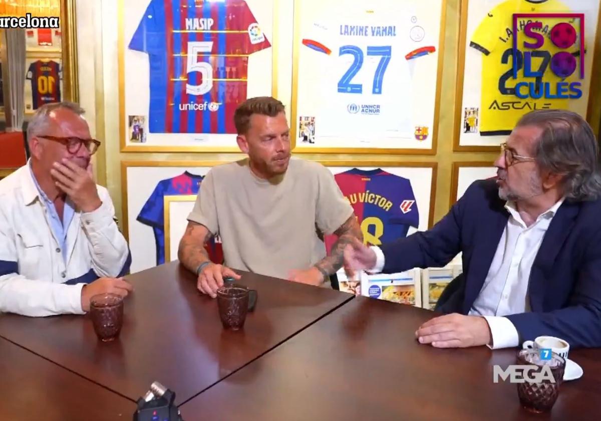Los culés del Chiringuito calientan la previa ante el Athletic: «A ver si cambian los billetes por el pasillo»