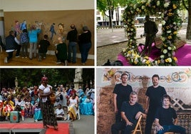 Flores, pintxos gratis, bailes africanos... Un variado fin de semana en Vitoria