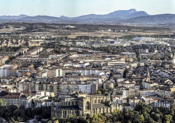 Vista aérea de Vitoria.
