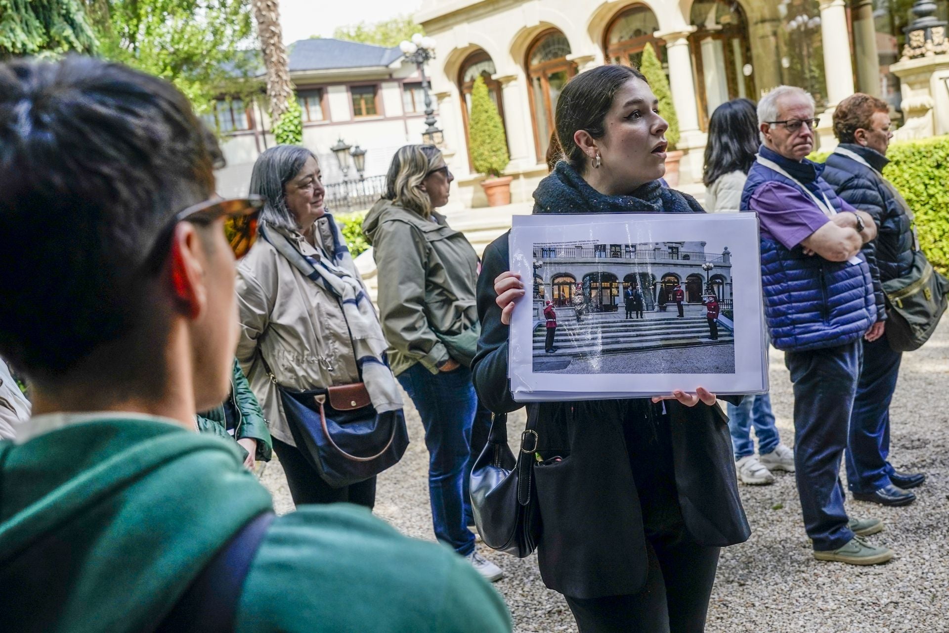 Visita a los jardines de Ajuria Enea.