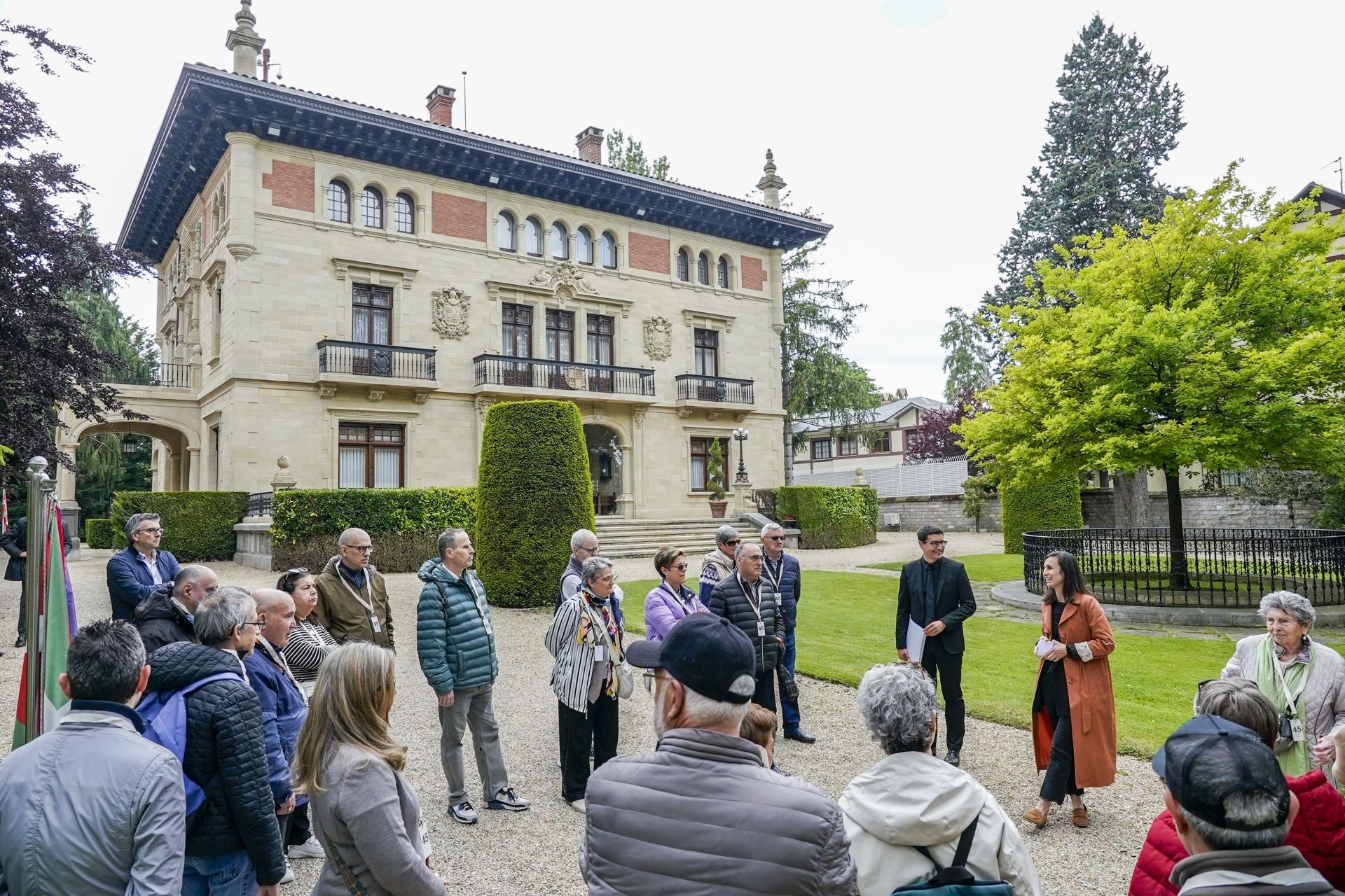 Visita a los jardines de Ajuria Enea.