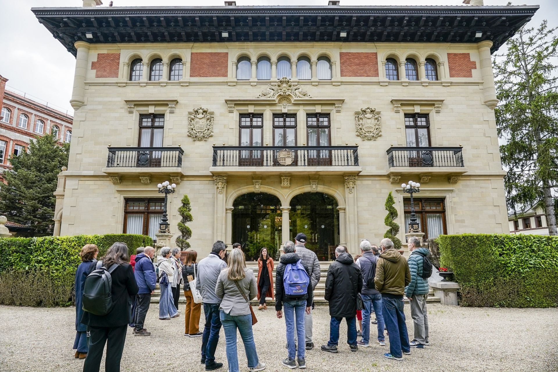 Visita a los jardines de Ajuria Enea.