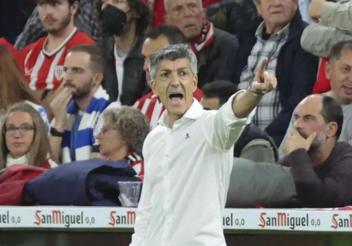 El corte de Imanol a un periodista guipuzcoano que le pregunta por los canteranos del Athletic
