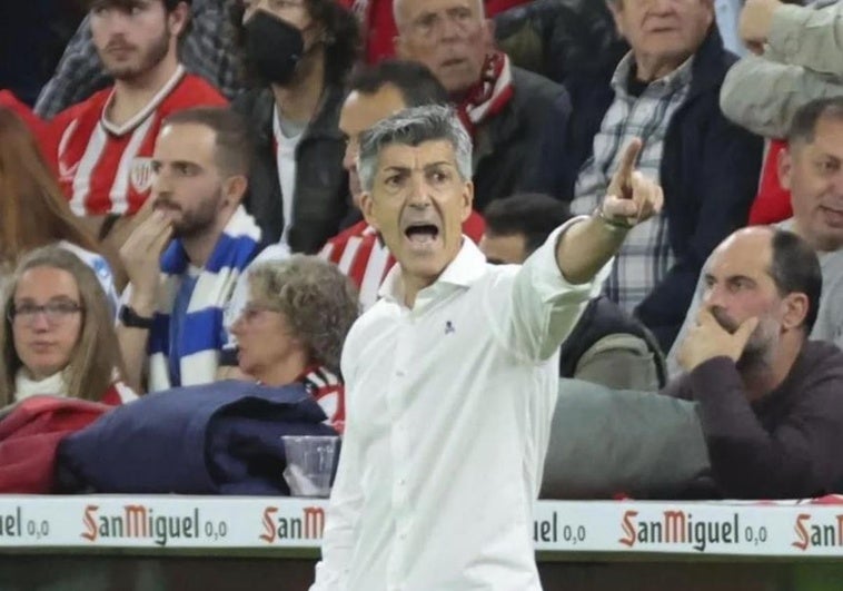 El corte de Imanol a un periodista guipuzcoano que le pregunta por los canteranos del Athletic