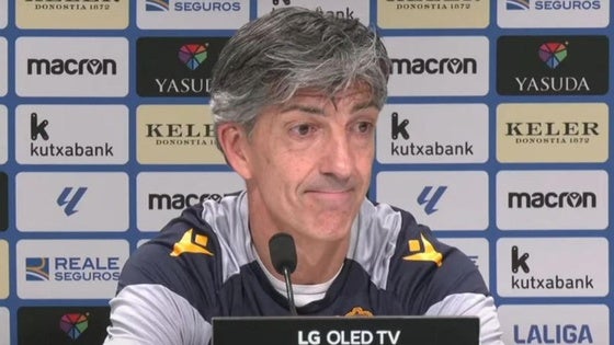 Imanol, tras alabar la filosofía del Athletic: «Pido perdón porque el que tiene boca se equivoca»