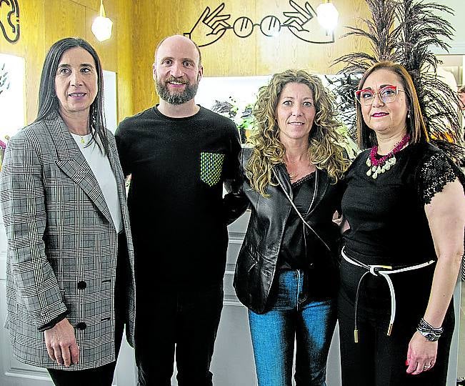 Yolanda Zorrozua, Pedro Antonio Jimeno, Joana Vicente y Cristina Merino.