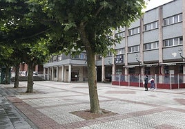 Vista de la plaza de Etxebarri donde se celebrará la feria del libro y disco en euskera.