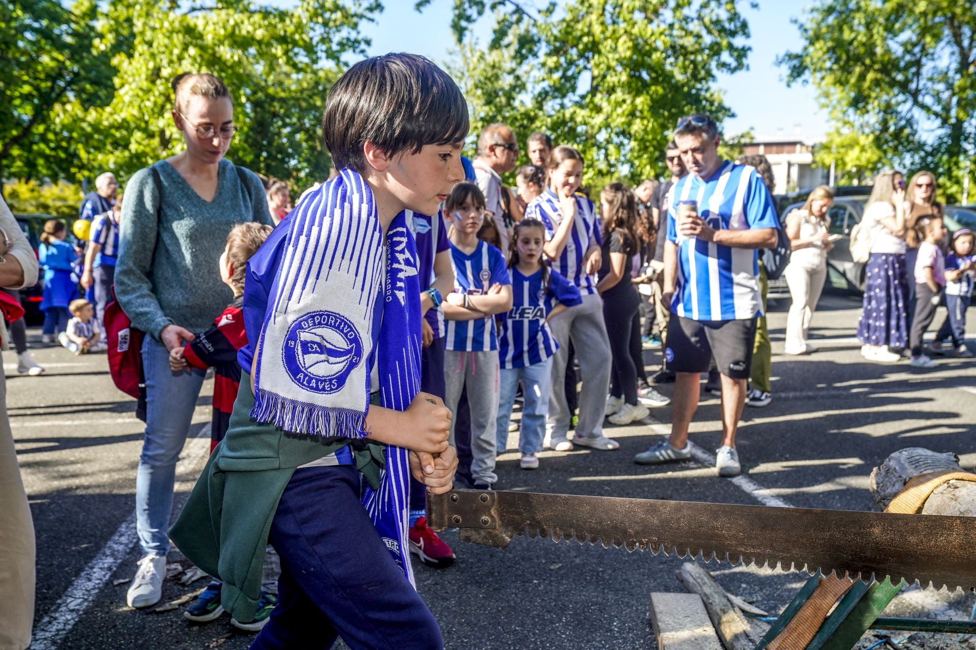 Las mejores imágenes de la previa del Alavés-Osasuna