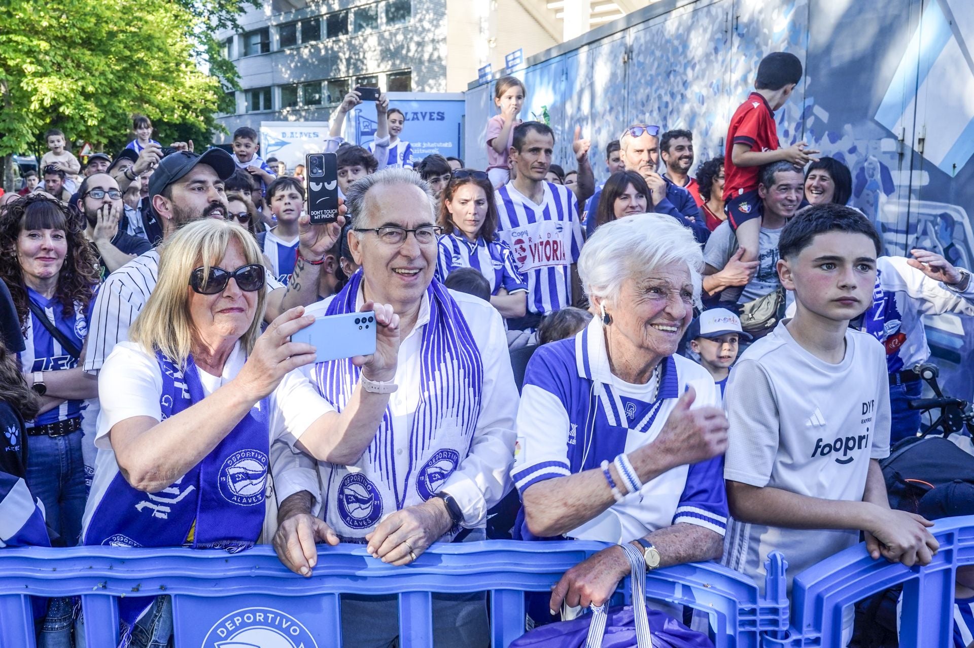 Las mejores imágenes de la previa del Alavés-Osasuna