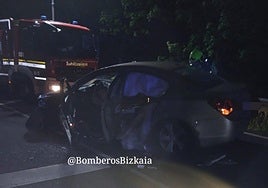 Punto en el que se produjo el accidente.