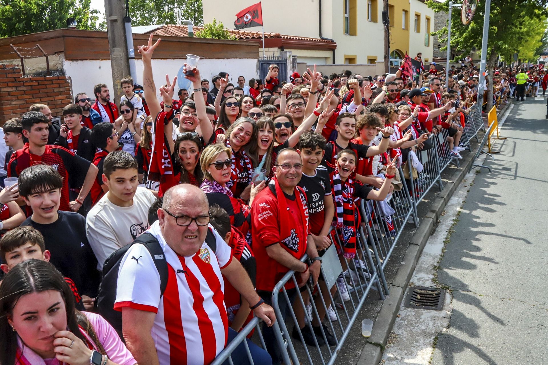 Las imágenes de la previa del Mirandés