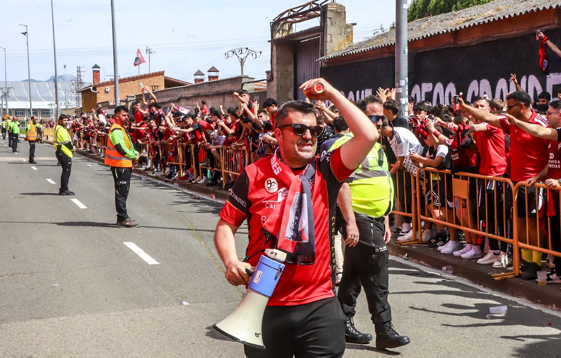 Las imágenes de la previa del Mirandés