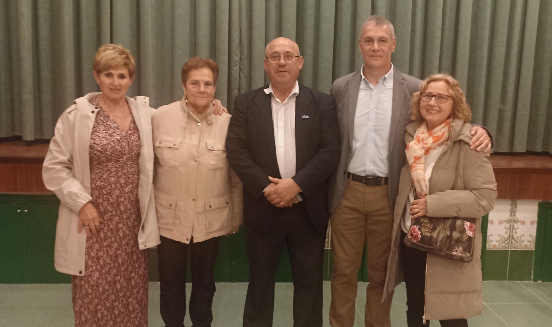 Pepi Muñoz, Josefa Flores, Luis Carlos Matias, José Antonio Mingorance y Charo Miguel.
