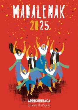 Cartel de las Madalenas de Arrigorriaga 2025.