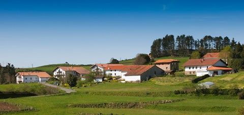 Imagen del barrio Mexikas de Errigoiti.