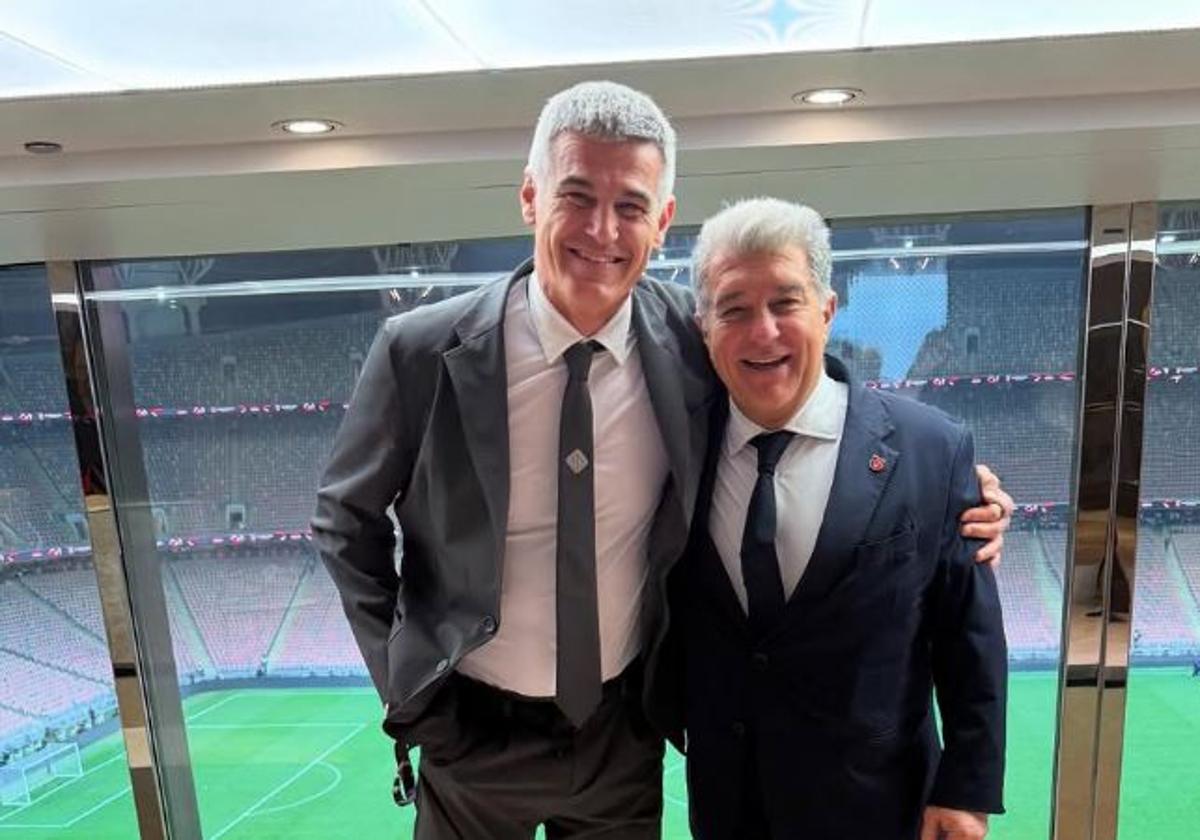 Masip y Laporta en una foto reciente.