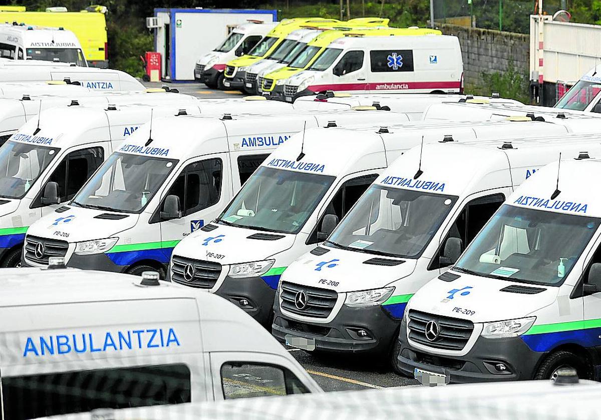 Denuncian que las ambulancias de Osakidetza funcionan de forma «irregular»
