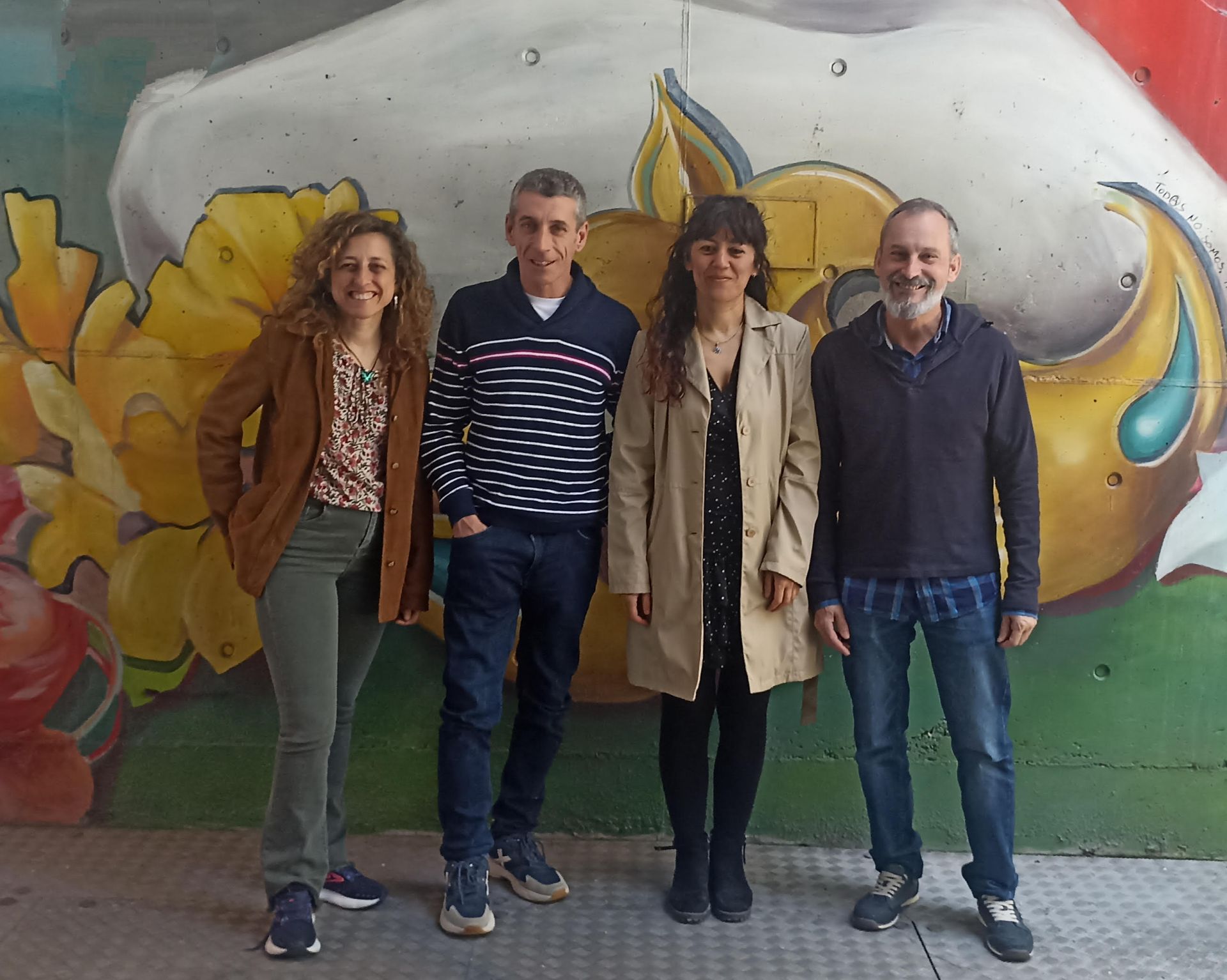 Pilar García, Niko Ocio, Itzal García y Pepelu González.