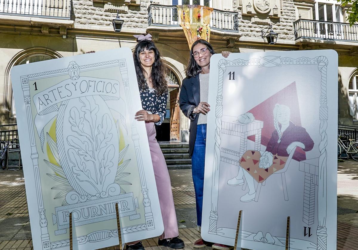 La nueva baraja de cartas dedicada a la mujer 'made in Vitoria'