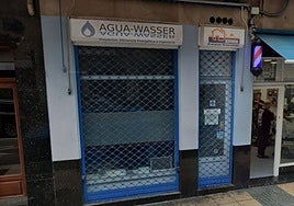 Lonja okupada en la que se ocultaba uno de los ladrones.