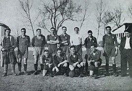 Formación que presentó el Aurrera de Vitoria en el año 1939.