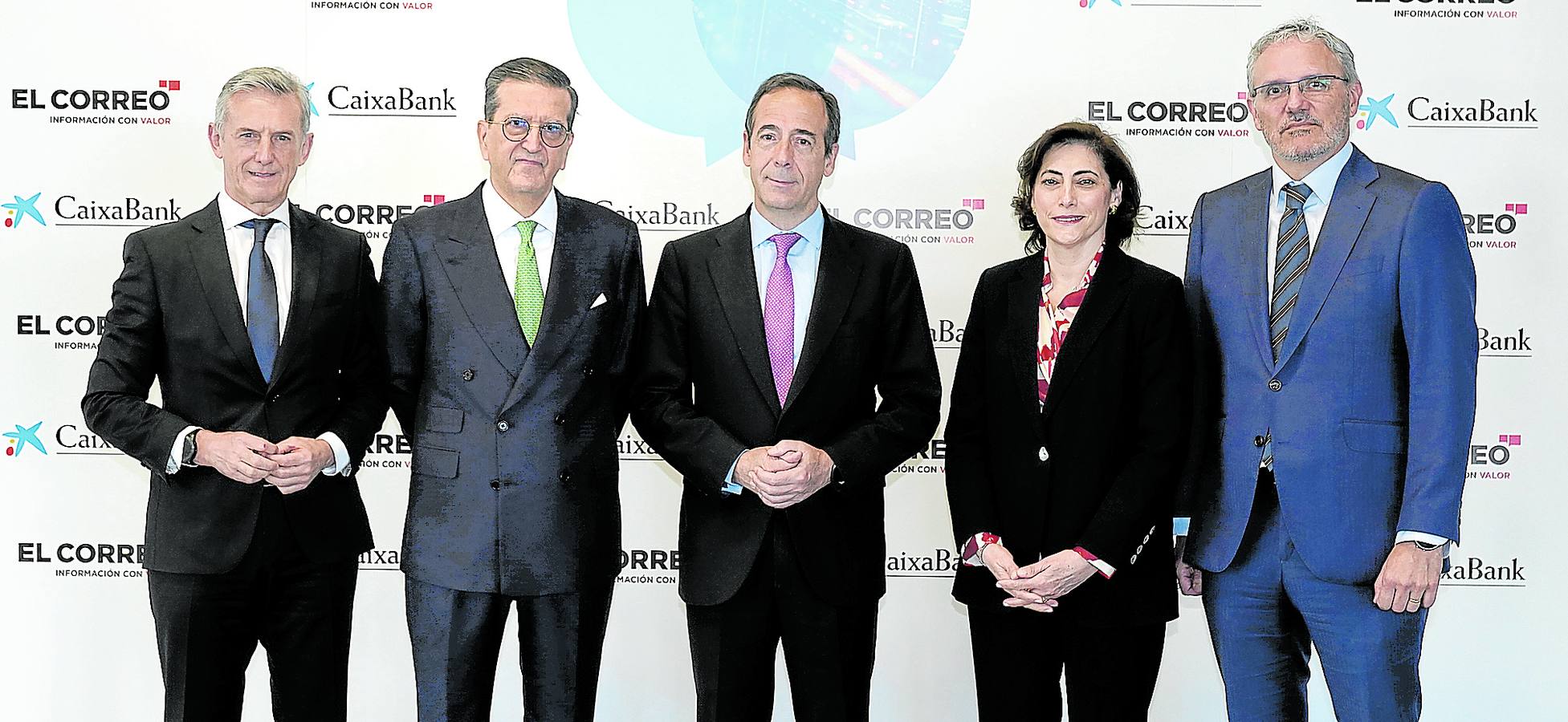 Kepa Badiola, Enrique de Ybarra, Gonzalo Gortázar, María Luisa Martínez e Íñigo Barrenechea.