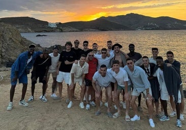 La foto de 'la cuadrilla del Athletic' en sus vacaciones de Grecia