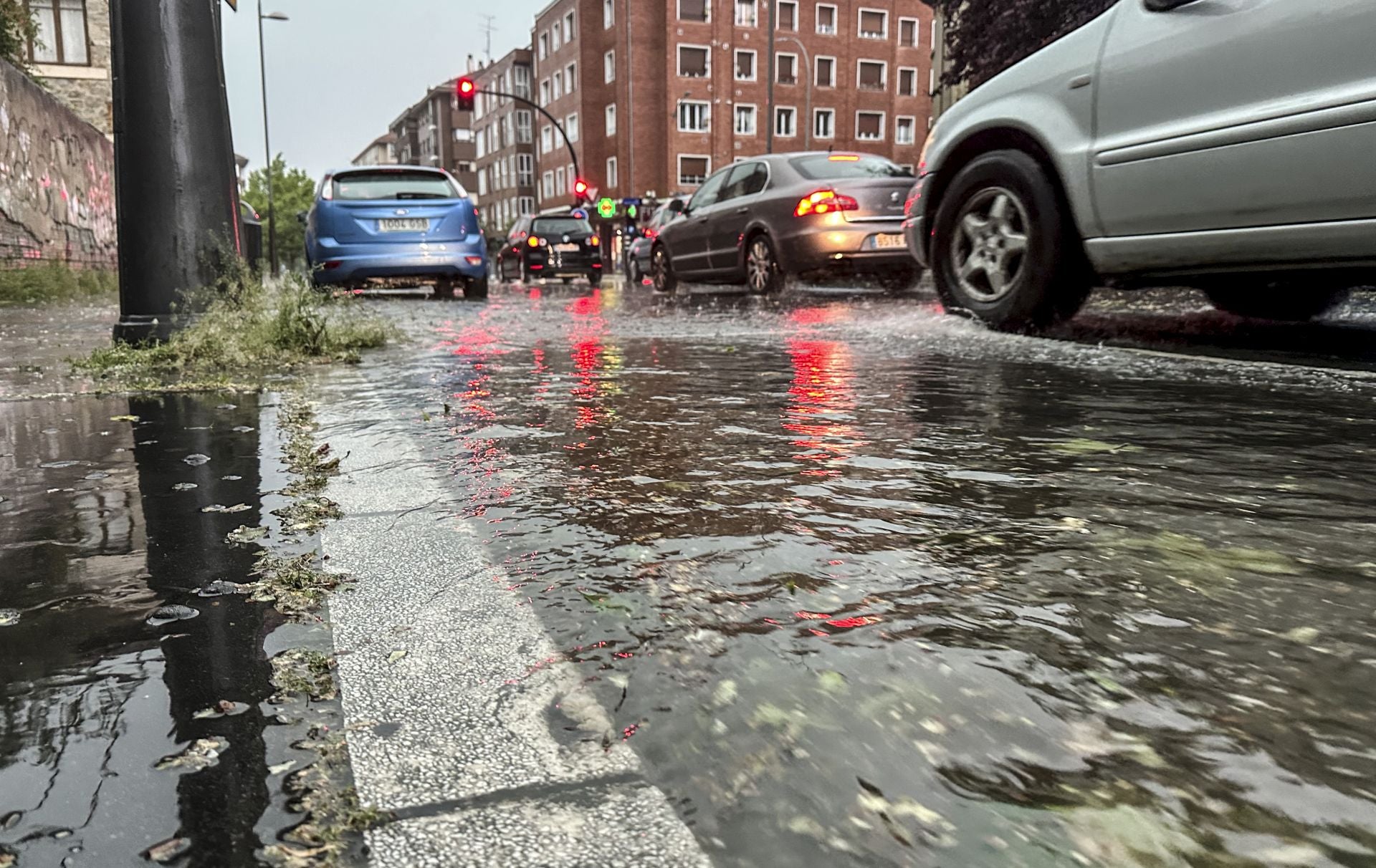 La tormenta de Vitoria en imágenes