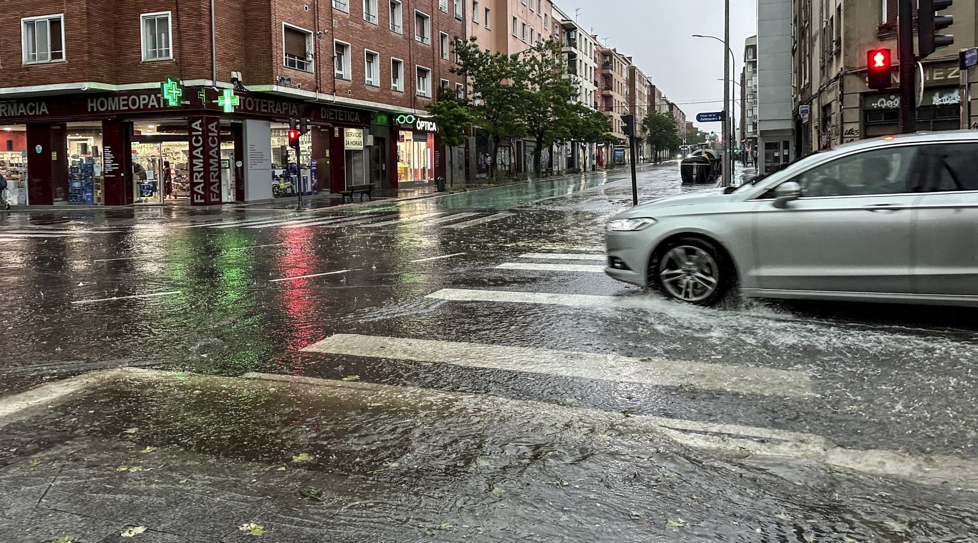 La tormenta de Vitoria en imágenes