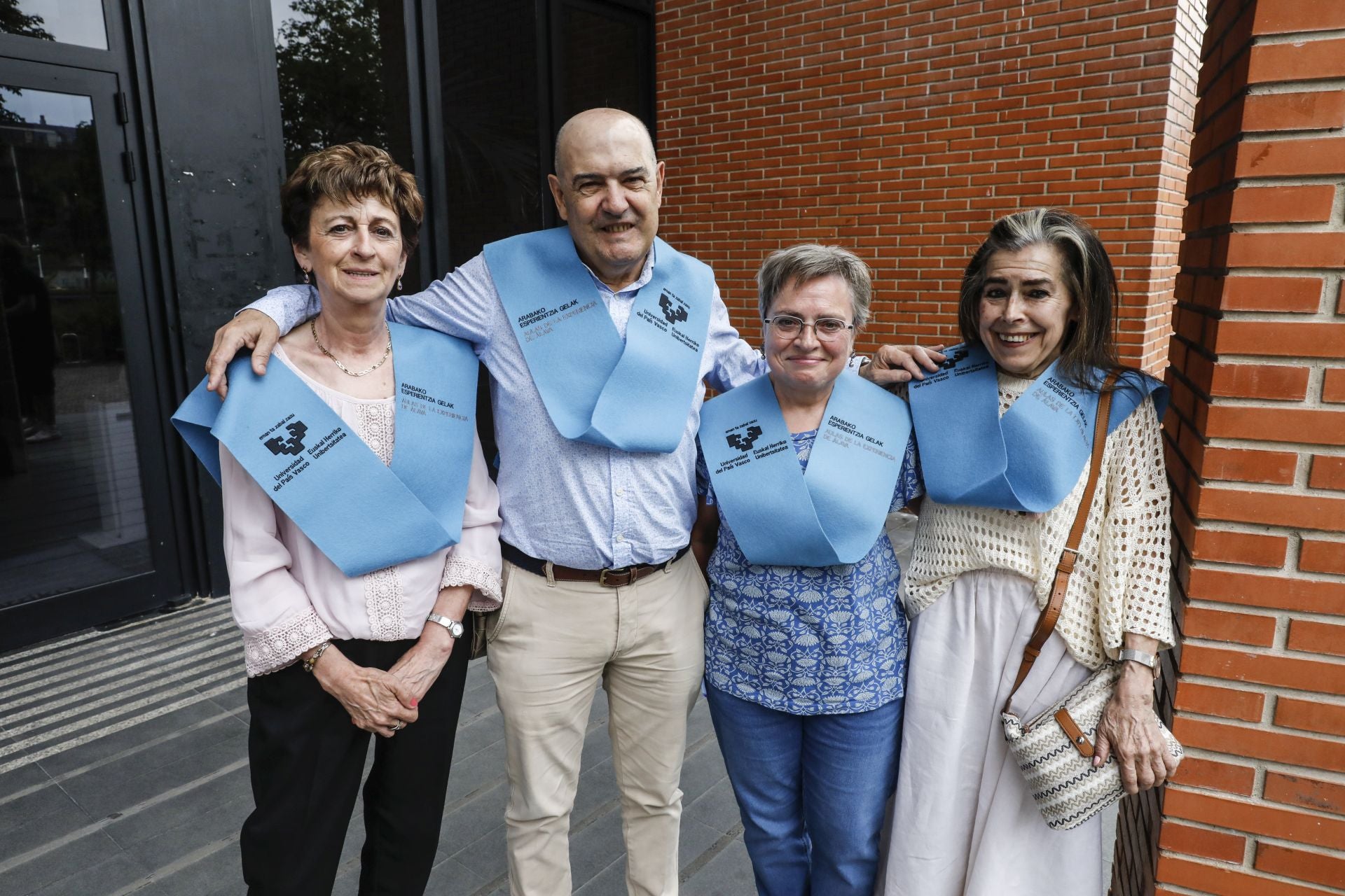 María Ángeles Ortés, José Luis Balaga, Marisa Marañón y Celia Aguirre.