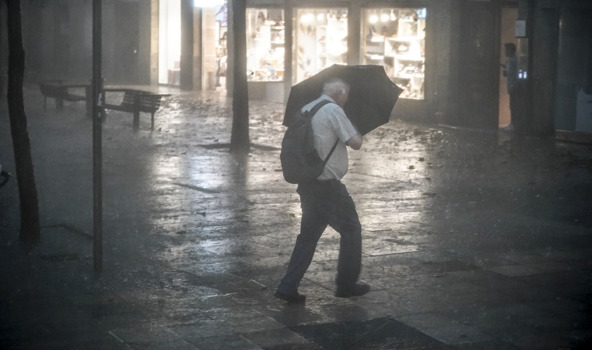 La tormenta de Vitoria en imágenes