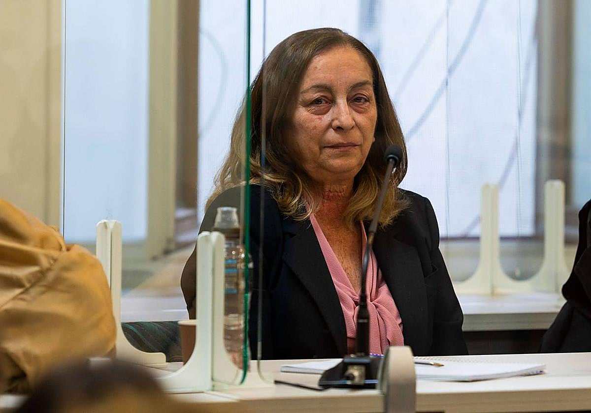Carmen Merino, en 2022 durante el juicio.