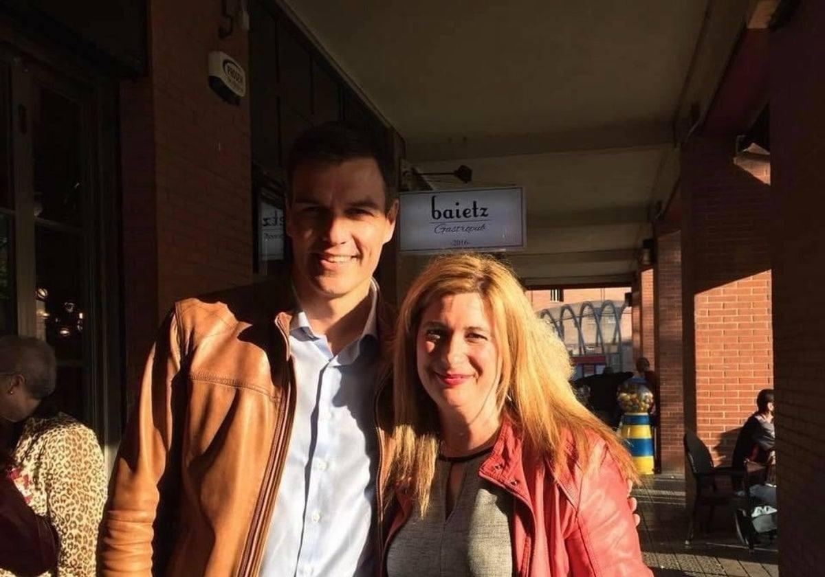 Pedro Sánchez y Leire Díez.