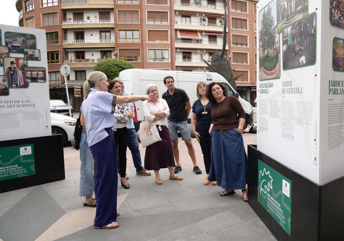 Amorebieta acoge una exposición itinerante sobre las Juntas Generales de Bizkaia