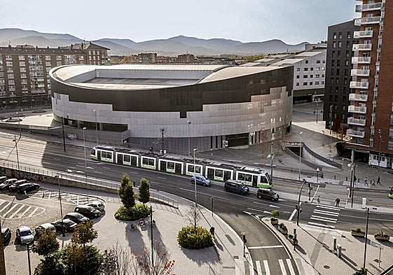 Panorámica del pabellón Iradier Arena.