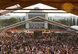 Vista de una edición anterior del festival Sónar, de Barcelona.