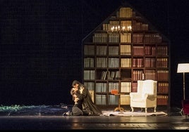 Escena del montaje de 'Werther', con dirección de escena de Rosetta Cucchi.