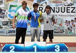 En lo más alto del podio.