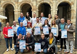 Las entidades deportivas promovieron la actividad física en el salón de plenos del Ayuntamiento.